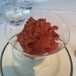 リストランテ･ヒロ チェントロ - イチゴの瞬間ソルベ