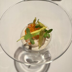 アンティキ - 信州サーモンのマリネとクリームチーズ