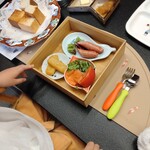 別邸 仙寿庵 - 幼児の朝食。パンは厚切りトーストと、クロワッサン