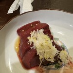 焼肉塊肉 おお津 - 生レバ焼き