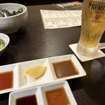 焼肉塊肉 おお津 - タレは5種類