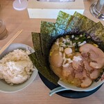 町田商店 - MAXラーメン（醤油）・ライス