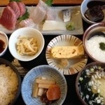 うなぎ 量深 - 麦とろ刺身御膳