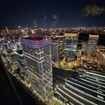 ブルガリ バー - 時間がたつと夜景に変化