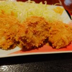 宗平 - ヒレカツアップ、サクっとして軽い衣、揚げ具合絶妙、細切りでしゃっきりキャベツ。下手なとんかつ屋より美味しい