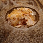 アニエルドール - ビワマス、白アスパラ、新玉葱、柚餅子