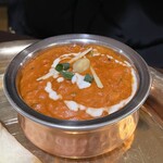 本格カレーネパール餃子 ヒマラヤの風 - ひよこ豆とキーマカレー