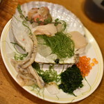 浜貞 - 活ホタテ刺し（８５０円）２０２５年２月