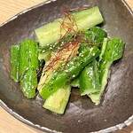 釣船茶屋 ざうお - きゅうりの叩き