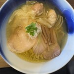 らぁ麺 麦一粒 - 塩ワンタン麺
