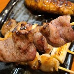 串焼処 かない屋 - おまかせ串5本(税込900)③ハツ【塩】