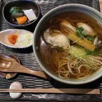 九つ井 本店 - 牡蠣蕎麦