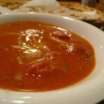 ロティー - チキンドゥミチカレー