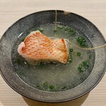 鮨 なんば - 網走キンキ煮付け　脂乗りのよいきんきと甘めの出汁をあわせるスペシャリテ