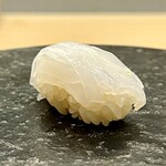 鮨 なんば - ここから握りへ　まずは白烏賊から