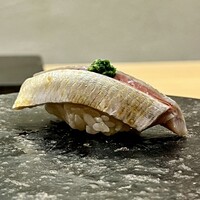 鮨 なんば 日比谷 - 鰯　捌きたての新鮮な鰯　これ以上の鰯を知りません