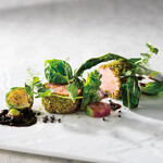 メインが選べるプリフィクスコース＋乾杯スパークリング（カフェフリー15時まで可）