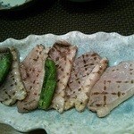 伍法 - 合鴨ロース炙り焼き。