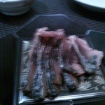 伍法 - 鯖のへしこ。（感動しすぎてブレちゃいました…）