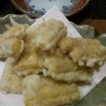 伍法 - 玉蜀黍のいかだ天。