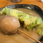 ささよし - ささよし(煮玉子、キャベツ煮込み)