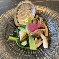 中国料理 燦宮 - 蝦夷鮑の炒め物