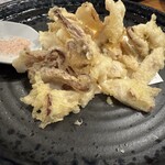 水月 - 余ったいかで天ぷら