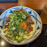 丸亀製麺 - 牛すき釜玉（並）