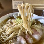 らあめん サンド - 柔らかめでツルツルとした麺