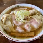 らあめん サンド - 【煮干しそば & 味玉・チャーシュー増し・ワンタン】