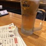 串焼きちゃんぷ - メガ生中　¥930