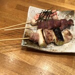 串焼きちゃんぷ - ササミ明太マヨ
      砂肝
      ネギマ