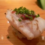 天寿し - 太刀魚炙り　梅肉