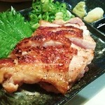 炭鶏家みどり - ジューシーもも肉たたき♪