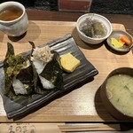 おむすび酒場 えのま - おむすびAセット
