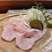 のどぐろ専門 銀座中俣 極 - のどぐろの薄造り