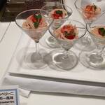 オールデイダイニング カリフォルニア - いちごと冷たいカッペリーニ赤ワインヴィネガー風味