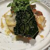 カジュアルフレンチ　アミー - 今日の鮮魚:ハタとオマール海老。野菜で隠れて見えてませんがどちらもプリプリで美味しかったです。
