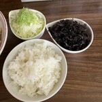 中華そば 琴の - 白飯　岩海苔　ネギ