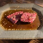深夜焼肉 だいちゃん - 仙台牛 菅生牧場 ヒウチ(トモサンカク:後脚内股奥)