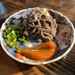 深夜焼肉 だいちゃん - 仙台牛せんまい刺し(京都白味噌)