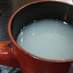 そば工房つちや - とろみがあるそば湯