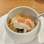 渡辺料理店 - 冷菜(ズワイガニと蕪のババロア)