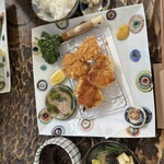 一保堂 - 焼きと揚げのハーフ＆ハーフ