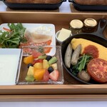 Snow Peak FIELD SUITE HAKUBA KITAONE KOGEN - 朝食プレート