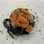 Snow Peak FIELD SUITE HAKUBA KITAONE KOGEN - ウニとイカスミスパゲッティ