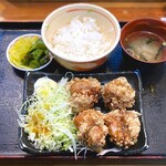 どさんこ酒場森町しげぞう - (ﾗﾝﾁ) 鶏ザンギ定食￥950　2025.2.18
