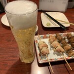 やき鳥 きたな - イタリアンビール（かなりサッパリ）