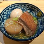もみじ - おでん　大根、たまご、竹田あげ