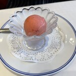 Chez miya - 紅ほっぺとシャンパンのシャーベット